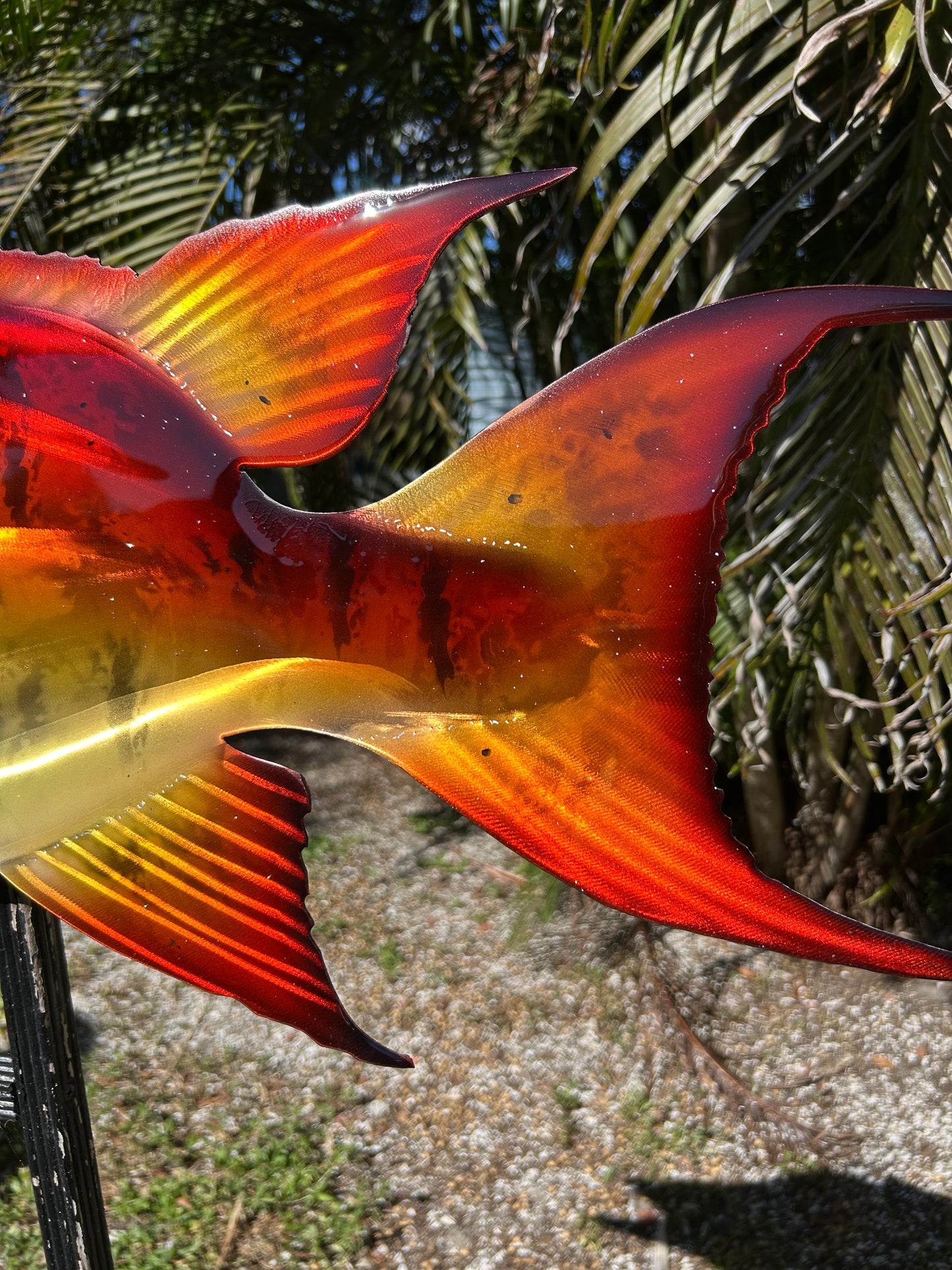 LED Metal Wall Art Fish Mount